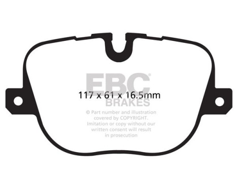 Bromsbeläggssats Bluestuff DP52068NDX EBC, bild 5