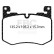 Bromsbeläggssats Bluestuff DP52412NDX EBC, miniatyr 7
