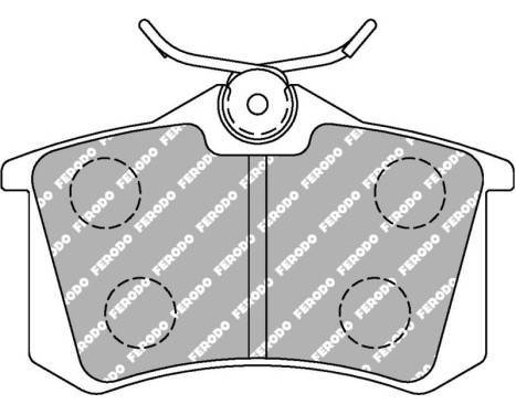 Bromsbeläggssats DS 1.11 FCP1491W Ferodo Racing, bild 5