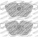 Bromsbeläggssats DS Performance FCP1765H Ferodo Racing, miniatyr 2