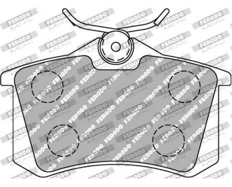 Bromsbeläggssats DS Performance FDS1083 Ferodo Racing, bild 2