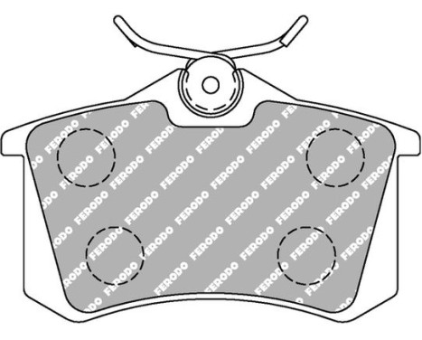 Bromsbeläggssats DS Performance FDS1083 Ferodo Racing, bild 6