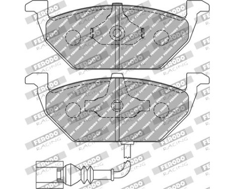 Bromsbeläggssats DS Performance FDS1398 Ferodo Racing, bild 2
