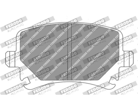 Bromsbeläggssats DS Performance FDS1636 Ferodo Racing, bild 6