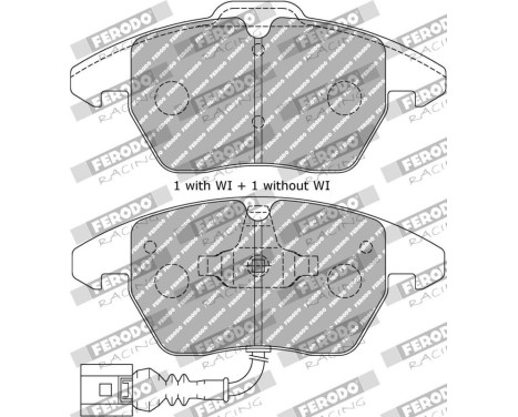 Bromsbeläggssats DS Performance FDS1641 Ferodo Racing, bild 6