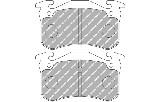 Bromsbeläggssats DS Performance FDS558 Ferodo Racing, bild 5