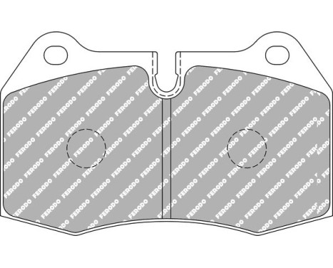 Bromsbeläggssats DS Performance FDS998 Ferodo Racing, bild 6