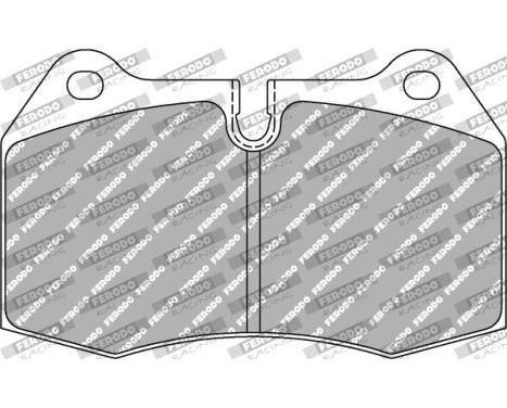 Bromsbeläggssats DS UNO FCP1561Z Ferodo Racing, bild 2