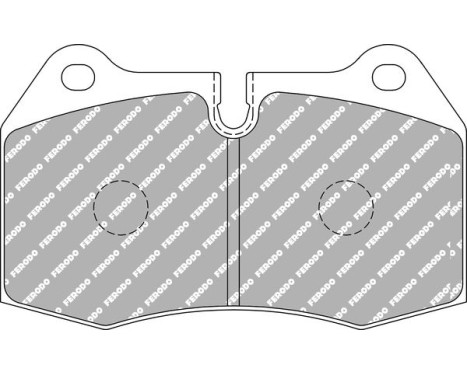 Bromsbeläggssats DS UNO FCP1561Z Ferodo Racing, bild 6