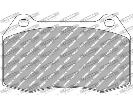 Bromsbeläggssats DS2500 FCP1298H Ferodo Racing, bild 2