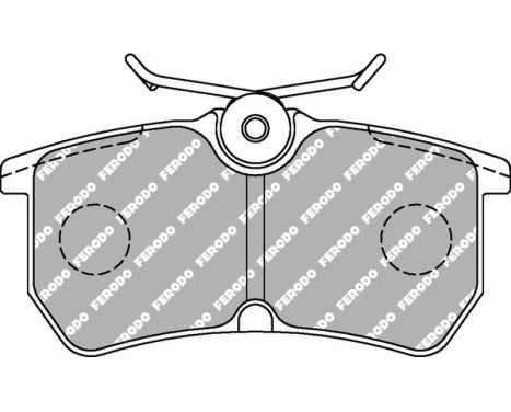 Bromsbeläggssats DS2500 FCP1319H Ferodo Racing, bild 6