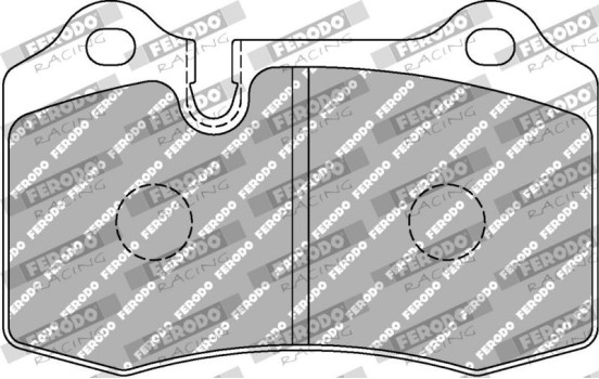 Bromsbeläggssats DS2500 FCP1348H Ferodo Racing, bild 6