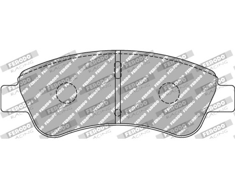 Bromsbeläggssats DS2500 FCP1399H Ferodo Racing, bild 6