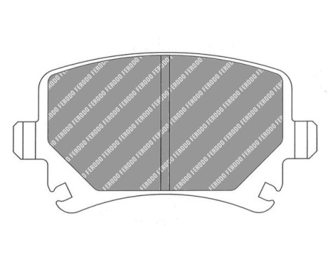 Bromsbeläggssats DS2500 FCP1636H Ferodo Racing, bild 6