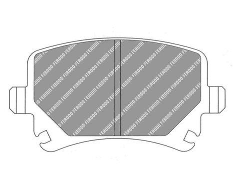 Bromsbeläggssats DS2500 FCP1636H Ferodo Racing, bild 5