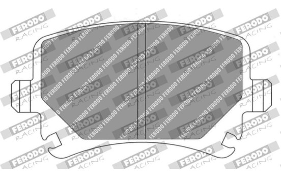 Bromsbeläggssats DS2500 FCP1636H Ferodo Racing, bild 6