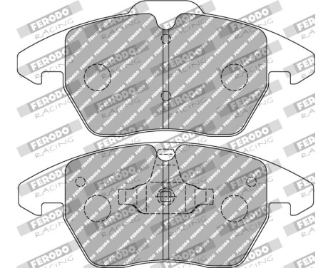 Bromsbeläggssats DS2500 FCP1641H Ferodo Racing, bild 6