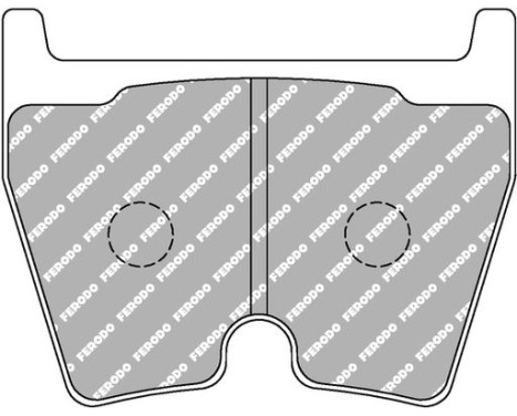 Bromsbeläggssats DS2500 FCP1664H Ferodo Racing, bild 6