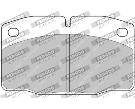 Bromsbeläggssats DS2500 FCP173H Ferodo Racing, bild 6