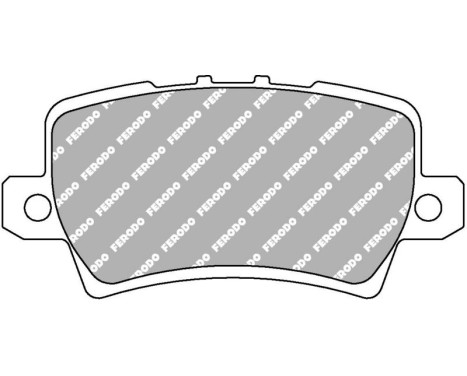 Bromsbeläggssats DS2500 FCP1862H Ferodo Racing, bild 5