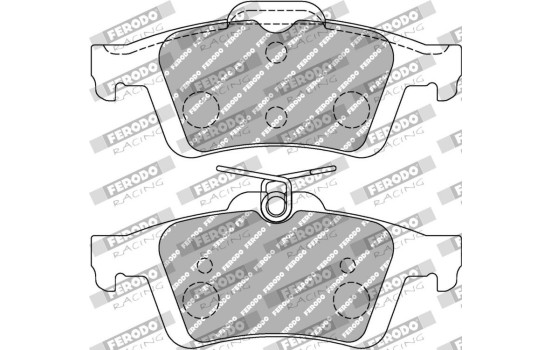 Bromsbeläggssats DS2500 FCP1931H Ferodo Racing, bild 6