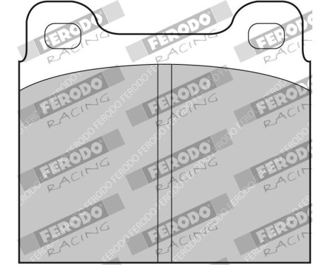 Bromsbeläggssats DS2500 FCP2H Ferodo Racing, bild 6