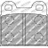 Bromsbeläggssats DS2500 FCP3H Ferodo Racing, miniatyr 2