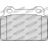Bromsbeläggssats DS2500 FCP4168H Ferodo Racing, miniatyr 6