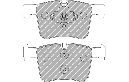 Bromsbeläggssats DS2500 FCP4394H Ferodo Racing, bild 5