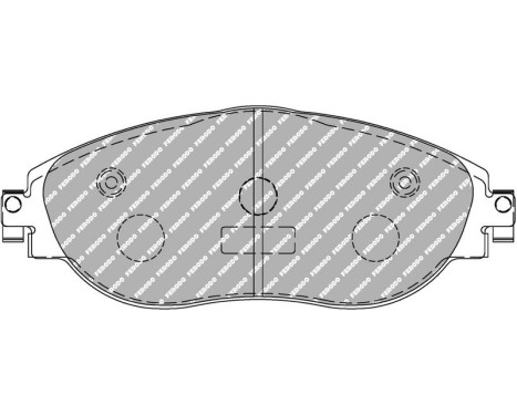 Bromsbeläggssats DS2500 FCP4425H Ferodo Racing, bild 5