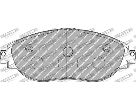 Bromsbeläggssats DS2500 FCP4425H Ferodo Racing, bild 6