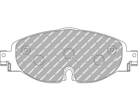 Bromsbeläggssats DS2500 FCP4433H Ferodo Racing, bild 5