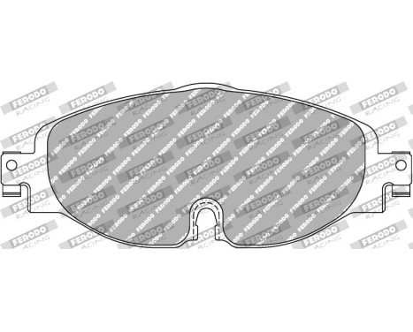 Bromsbeläggssats DS2500 FCP4433H Ferodo Racing, bild 6