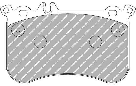Bromsbeläggssats DS2500 FCP4806H Ferodo Racing, bild 5