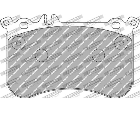 Bromsbeläggssats DS2500 FCP4806H Ferodo Racing, bild 6