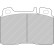 Bromsbeläggssats DS2500 FCP646H Ferodo Racing, miniatyr 5