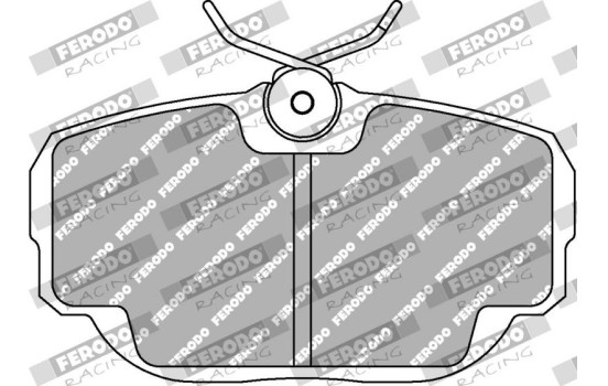 Bromsbeläggssats DS2500 FCP660H Ferodo Racing, bild 6