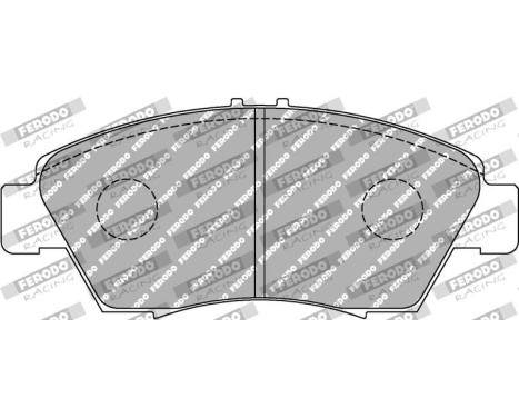 Bromsbeläggssats DS2500 FCP776H Ferodo Racing, bild 6