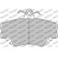 Bromsbeläggssats DS2500 FCP845H Ferodo Racing, miniatyr 2