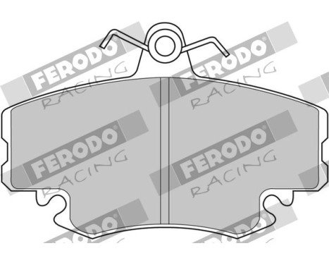 Bromsbeläggssats DS2500 FCP845H Ferodo Racing, bild 6