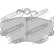 Bromsbeläggssats DS2500 FCP845H Ferodo Racing, miniatyr 6