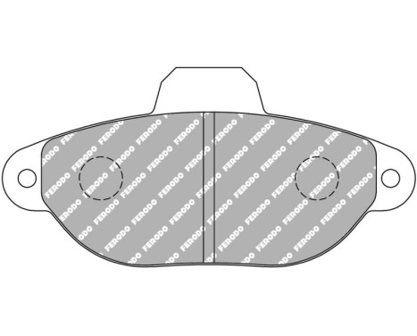 Bromsbeläggssats DS2500 FCP925H Ferodo Racing, bild 5