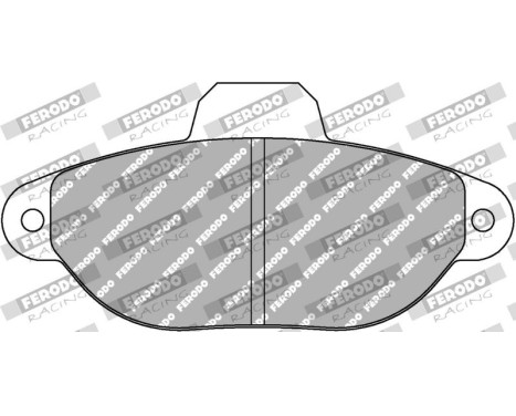 Bromsbeläggssats DS2500 FCP925H Ferodo Racing, bild 6