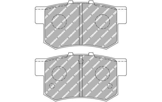 Bromsbeläggssats DS2500 FCP956H Ferodo Racing, bild 5