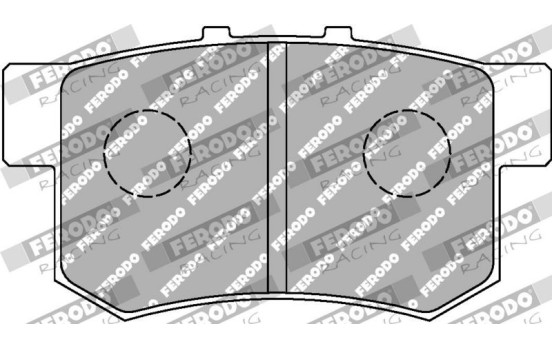 Bromsbeläggssats DS2500 FCP956H Ferodo Racing, bild 6