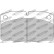 Bromsbeläggssats DS3000 FCP173R Ferodo Racing, miniatyr 6