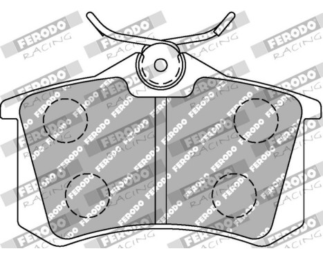 Bromsbeläggssats DS3000 FCP541R Ferodo Racing, bild 6