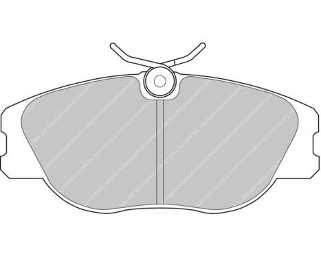Bromsbeläggssats DS3000 FCP565R Ferodo Racing, bild 5