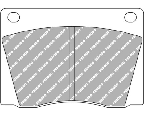 Bromsbeläggssats DS3000 FCP9R Ferodo Racing, bild 6