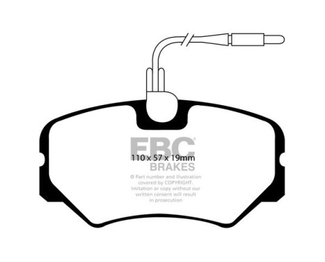 Bromsbeläggssats EBC Ultimax2 DP1021
